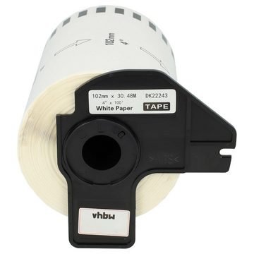 vhbw Etikettenpapier Ersatz für Brother DK-22243 für Drucker & Kopierer Etikettendrucker