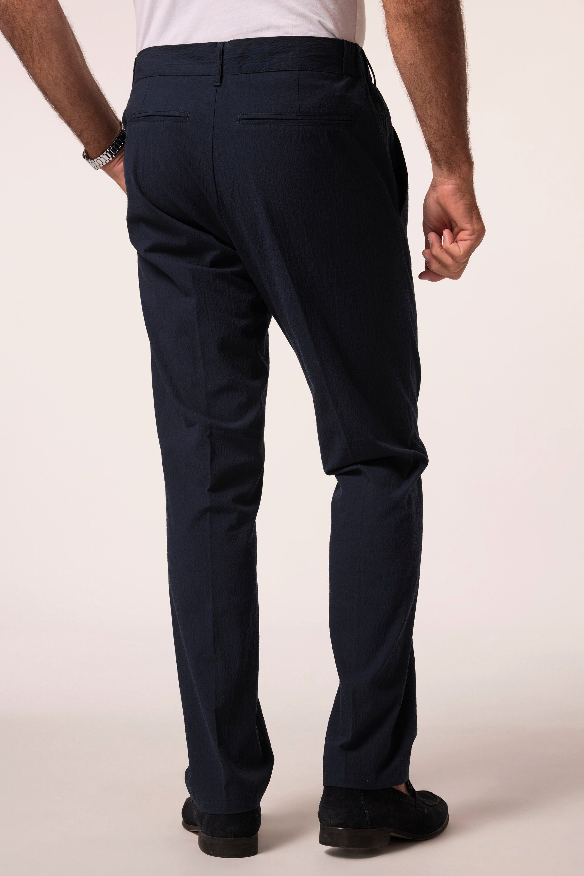 JP1880 Anzughose Hose Seersucker Elastikbund Regular Fit
