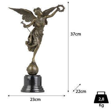 Moritz Skulptur Bronzefigur Siegesgöttin Viktoria Siegessäule, Figuren Statue Skulpturen Antik-Stil
