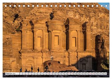 CALVENDO Wandkalender Jordanien (Tischkalender 2024 DIN A5 quer), CALVENDO Monatskalender
