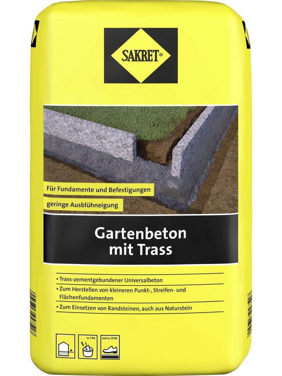 Sakret Beton SAKRET Gartenbeton mit Trass 10 kg