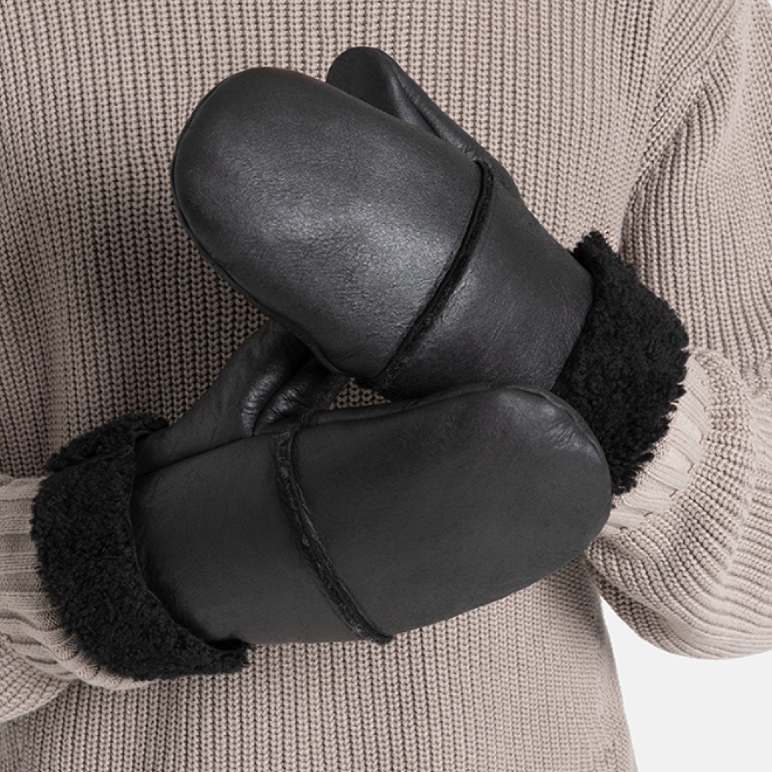 Valcuer 1887 Fäustlinge Cozy Mitten VC1 aus hochwertigem Lammfell Unisex günstig online kaufen