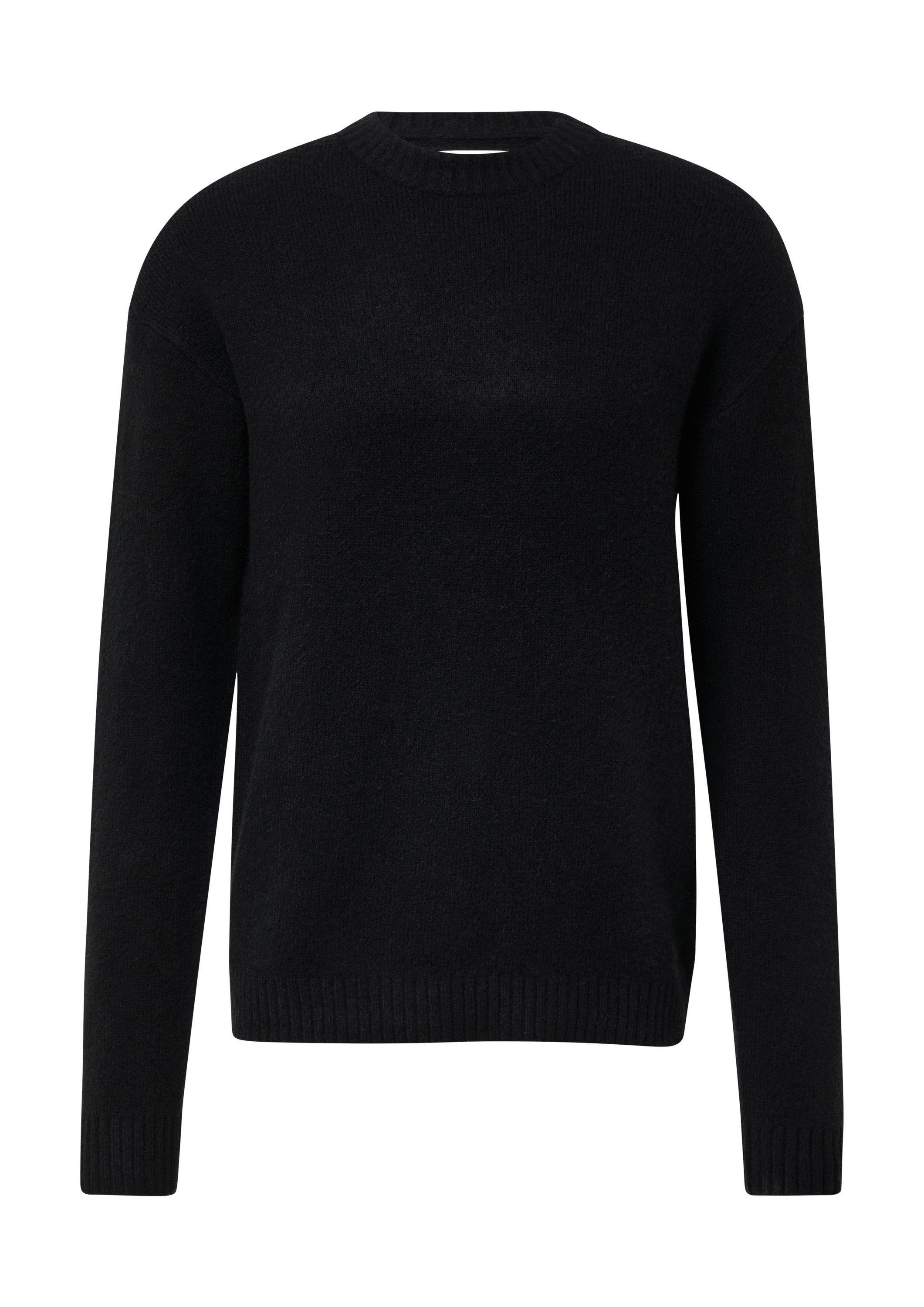 s.Oliver Longpullover Strickpullover Weicher Relaxed-Fit-Pullover aus Wollmix