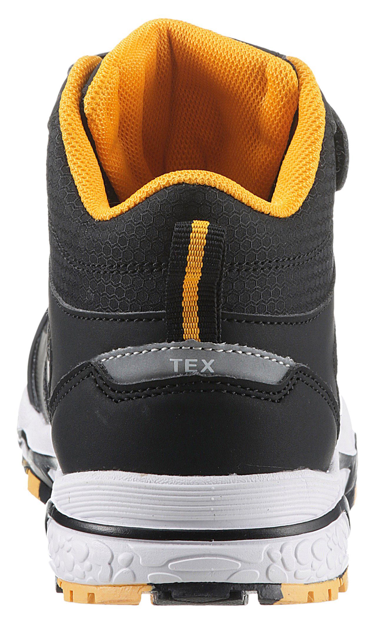 YK-ID by Lurchi Leonard-Tex Sneaker TEX-Membrane wasserabweisender schwarz-orange mit