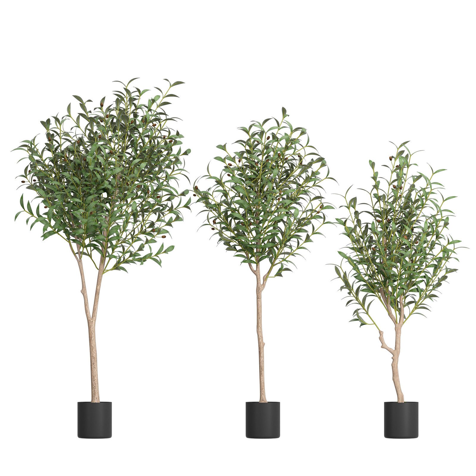 Kunstbaum Kunstpflanze Kunstpflanze Ficusbaum Olive Künstliche