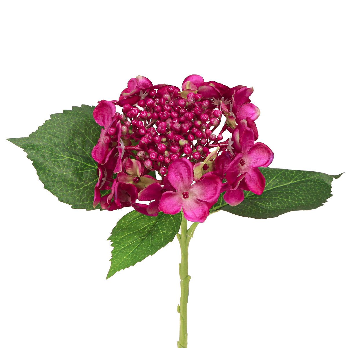Kunstblume Künstliche Hortensien Pink 43cm 2St Dekoblume, 2 Stück, Florists Products, Höhe 6 cm