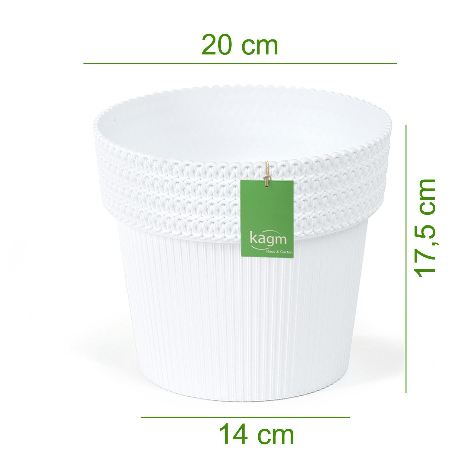 Weie Plastikblumentpfe online kaufen | OTTO