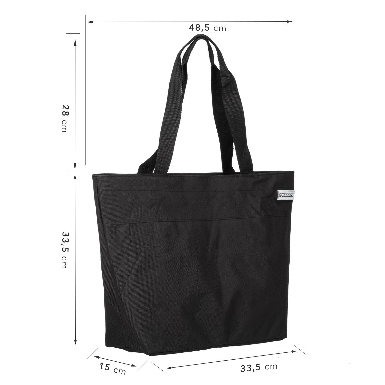 anndora Umhängetasche shopper 17 Liter Strandtasche, günstig online kaufen