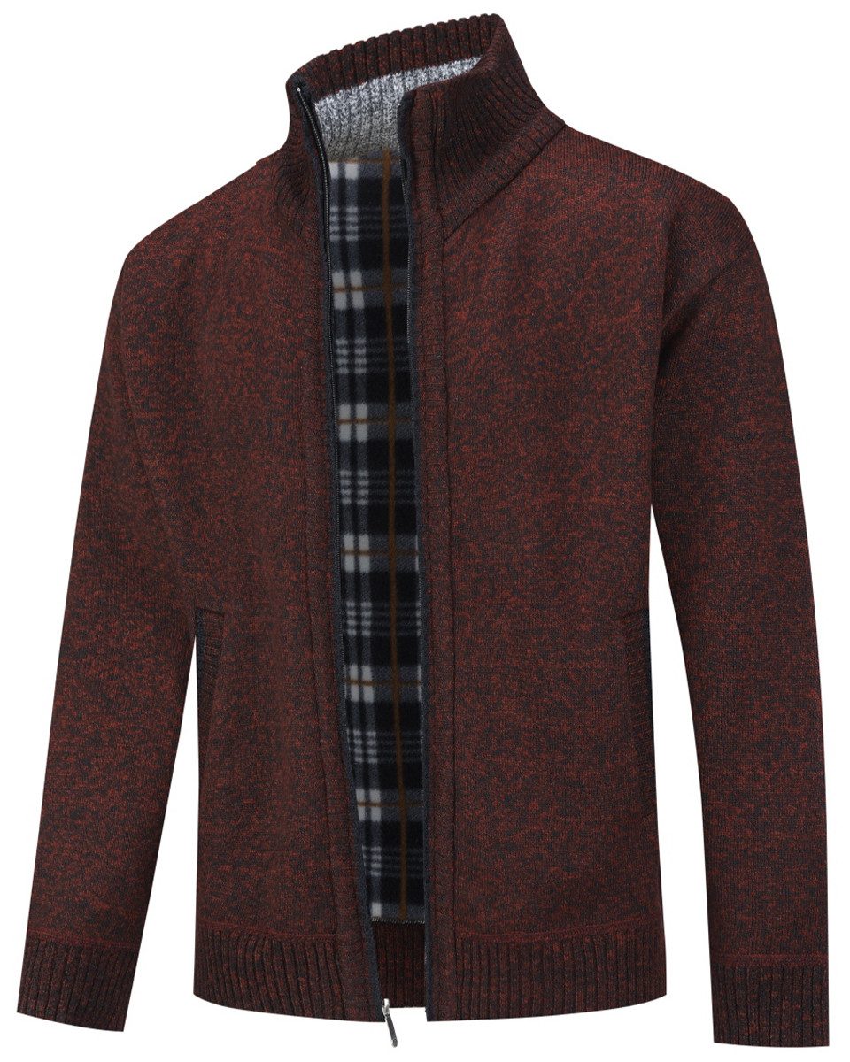 Allthemen Cardigan gefütterte Strickjacke Grobstrick Pullover Warm Übergang günstig online kaufen