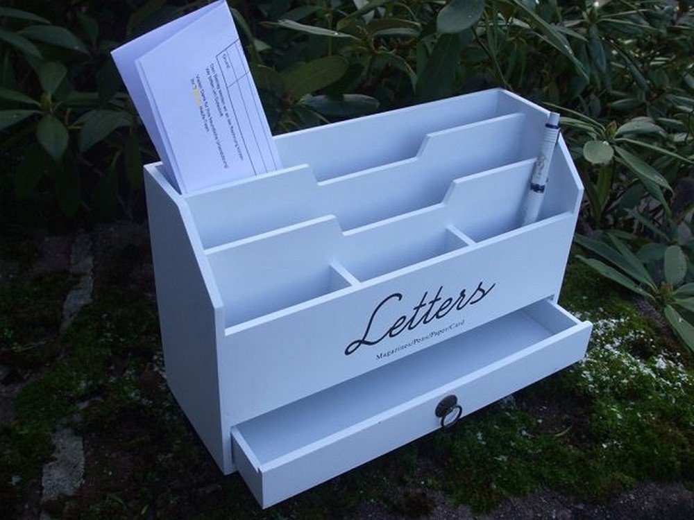 Thumbnail - Deko-Impression Briefablage Ordner für Schreibtisch - Utensilien, Schreibtisch-Box, Brief - Ordner (1-St)