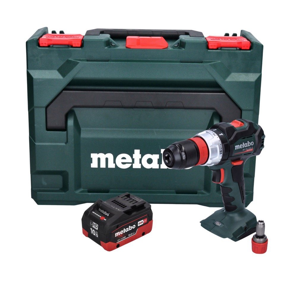 Thumbnail - metabo Säulenbohrmaschine BS 18 LT BL Q Akku Bohrschrauber 18 V 75 Nm Brushless + 1x Akku 10,0