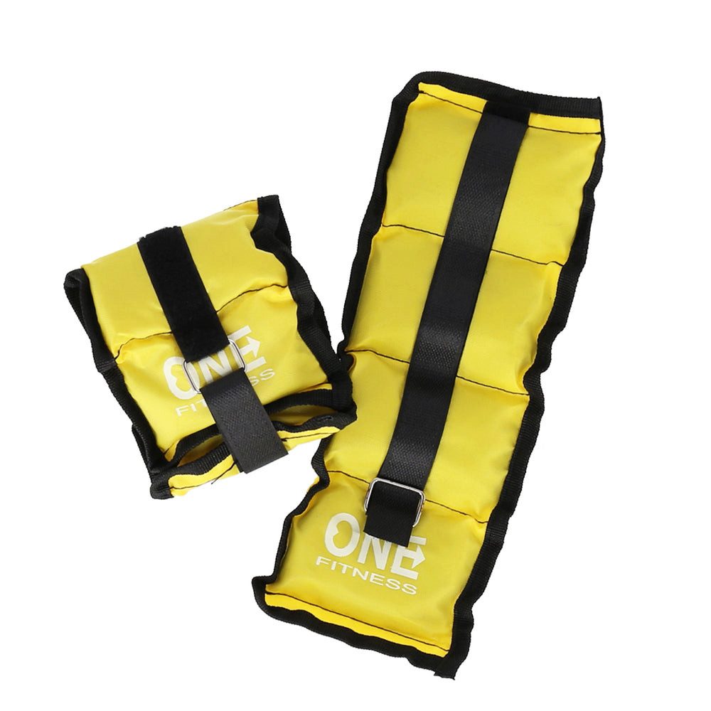 ONE FITNESS Trainingsmanschette Gewichtsmanschetten Krafttraining (Spar-Set, 2-tlg., Kraftsport), Für Hände und Füße dank sicherem Klettverschluss