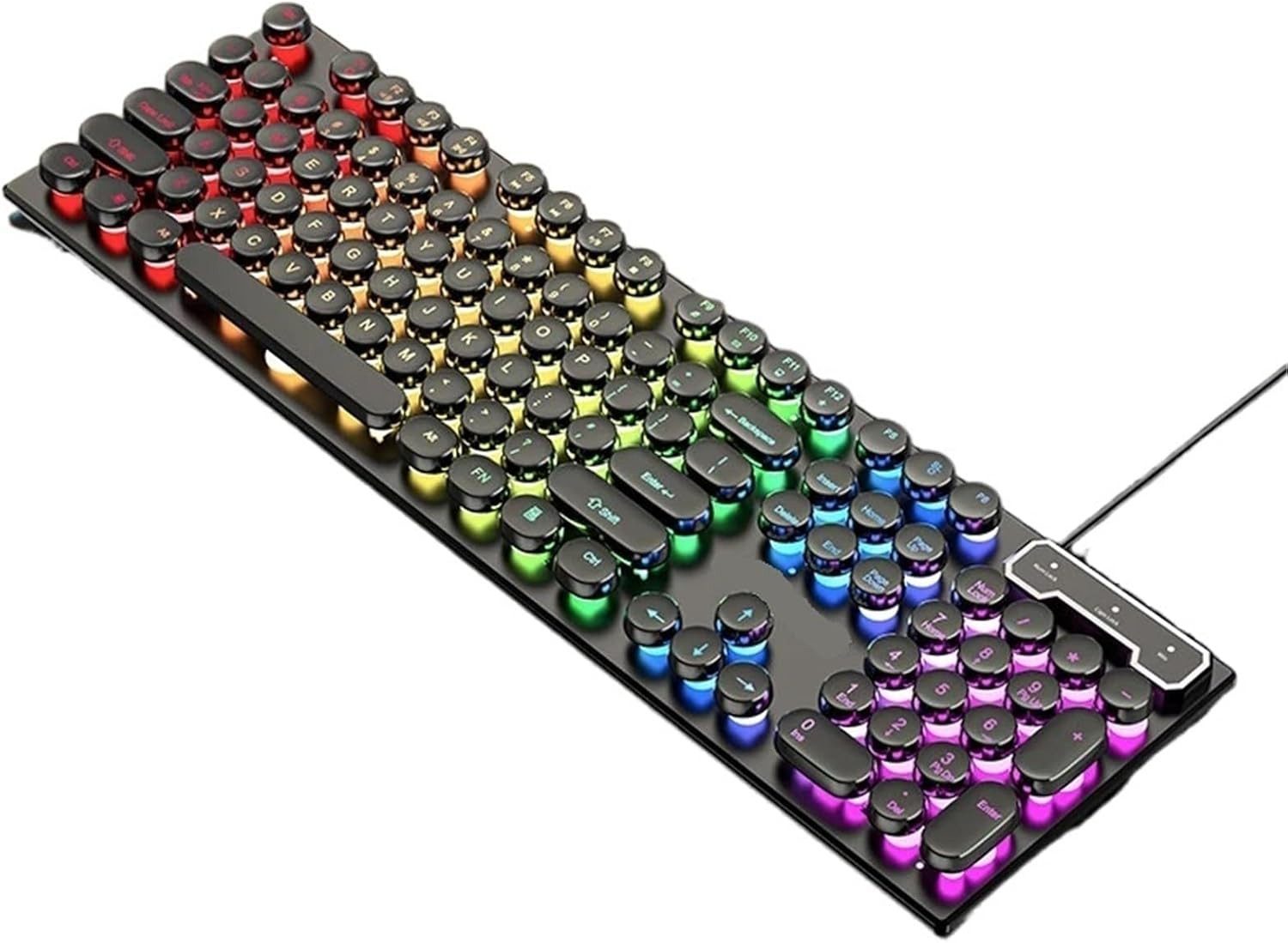 Tenlamp Mechanische Gaming Tastatur Gaming-Tastatur Mechanical Keyboard Tastatur (Multimedia-Tasten für Gaming und Büro, für verschiedene Szenarien)