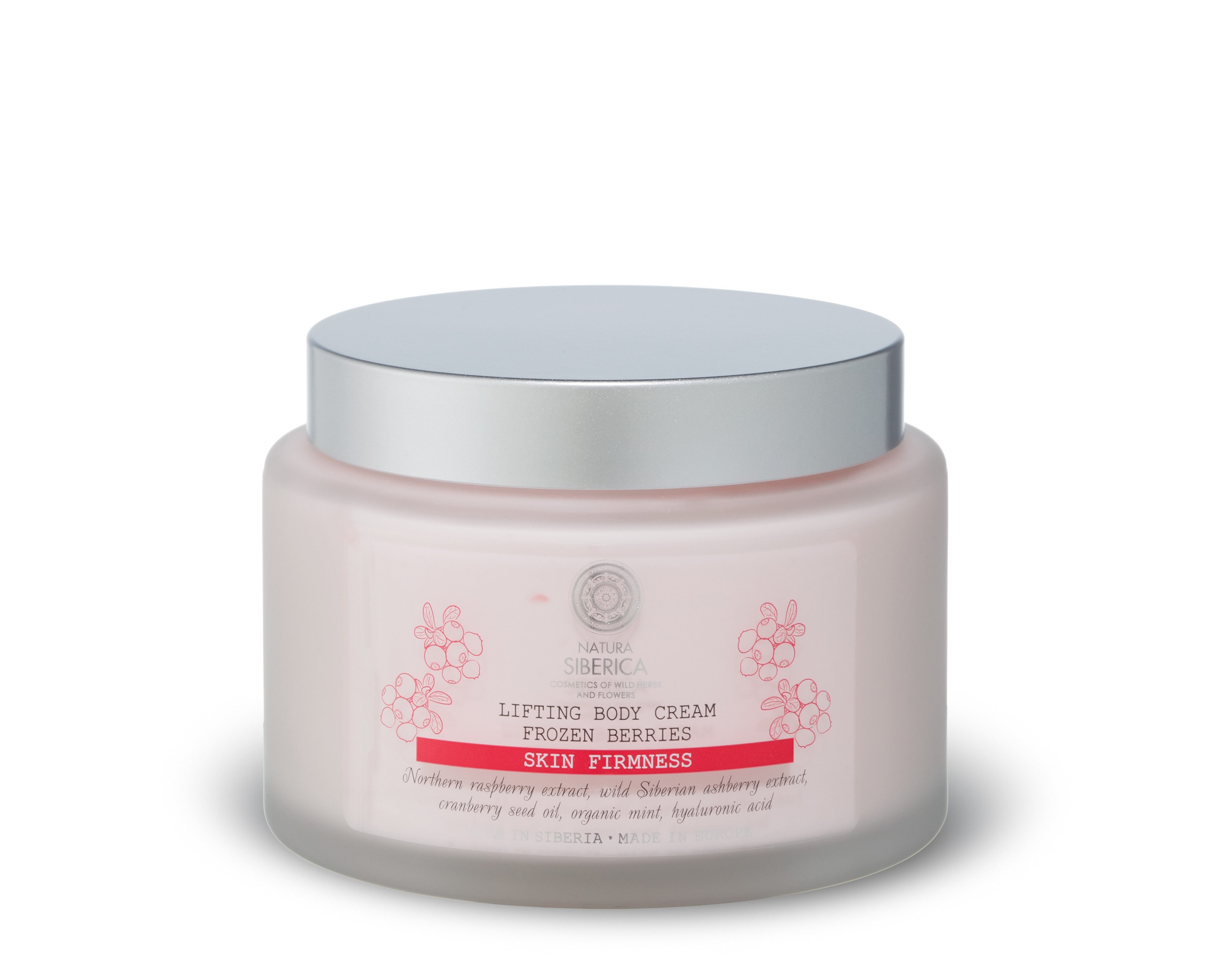 Natura Siberica Körperlotion Steklo Body Lifting Cream Frozen Berries, 300 ml