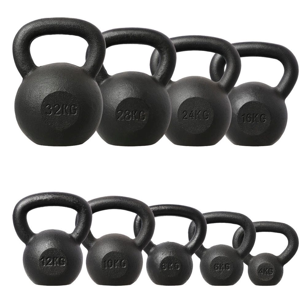 HMS Kettlebell Kugelhantel 4 kg Fitnessgewicht, (hochwertig), Bewegungskoordination und steigert die körperliche Leistungsfähigkeit