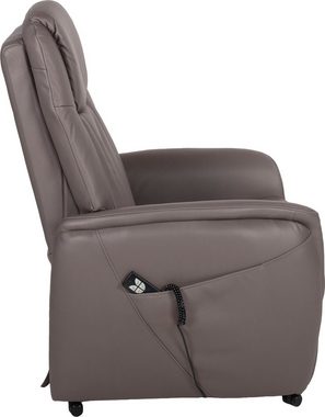 Duo Collection TV-Sessel Sperlonga mit regulierbarer Sitzheizung, elektrischer Aufstehhilfe, Relaxfunktion und Taschenfederkern mit Stahlwellenunterfederung