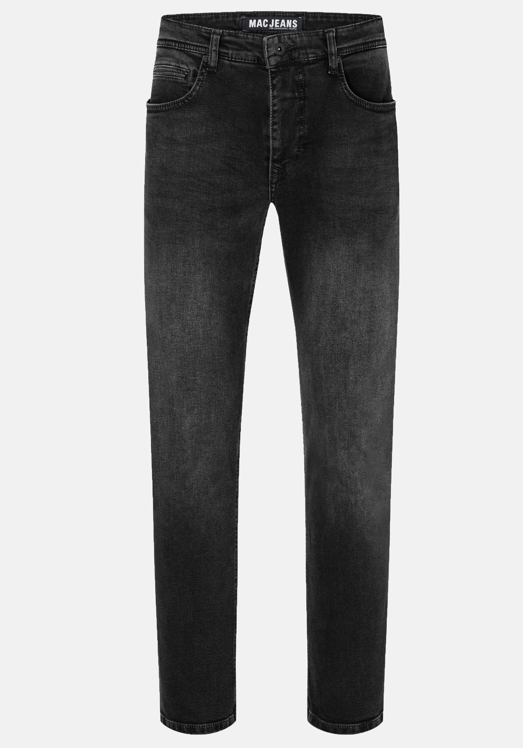 Arne stone Stretch MAC Denim used 5-Pocket-Jeans black