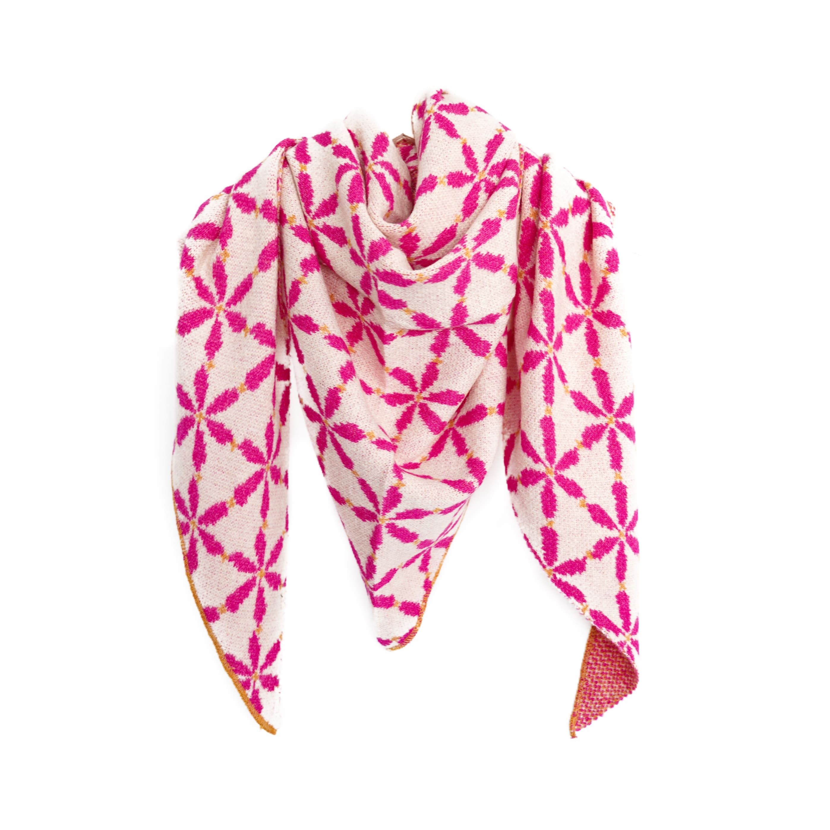 COFI 1453 Modeschal mit Blumenmuster für günstig online kaufen