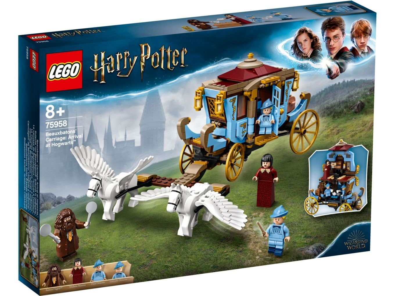 LEGO® Konstruktionsspielsteine »LEGO® Harry Potter 75958 Beauxbatons  Kutsche«, (430 St)