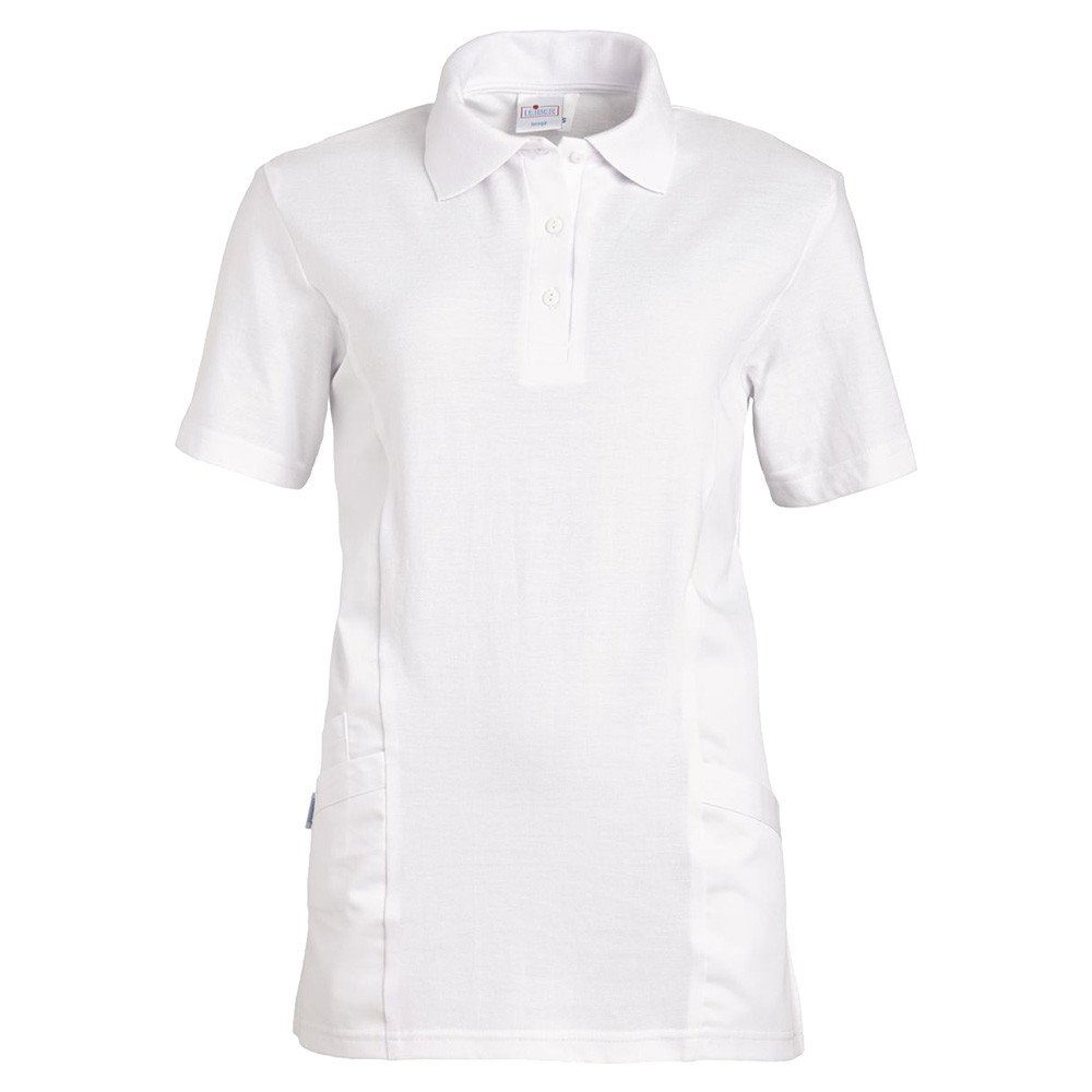 Leiber Poloshirt 08/2546 Leiber Halbarm, Damen-Poloshirt weiß