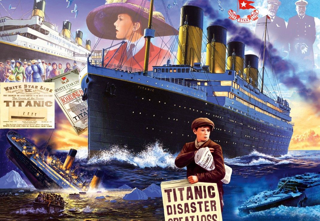Bluebird Puzzle Puzzle Titanic, Puzzleteile