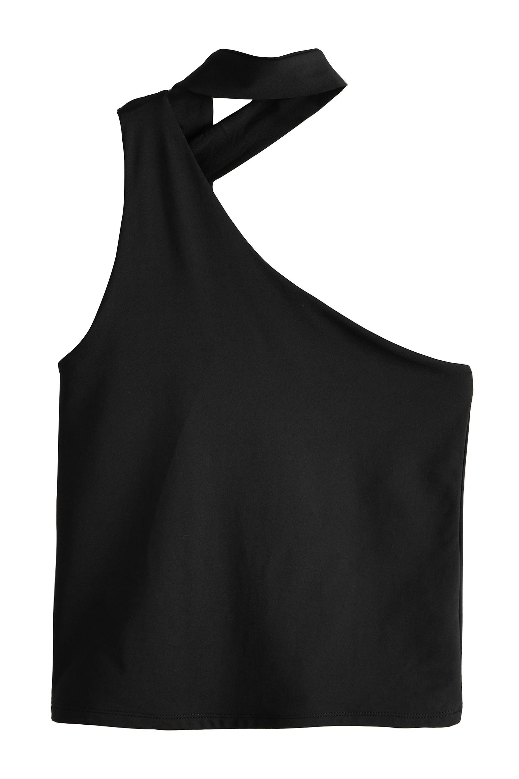 Next Kurzarmbluse Fließendes, weiche Oberteil mit Schal (1-tlg) günstig online kaufen