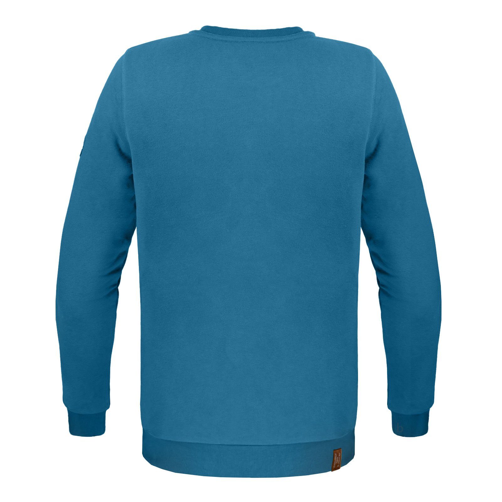 Ragwear Sweatshirt Indie weichem aus French-Terry blue 2040