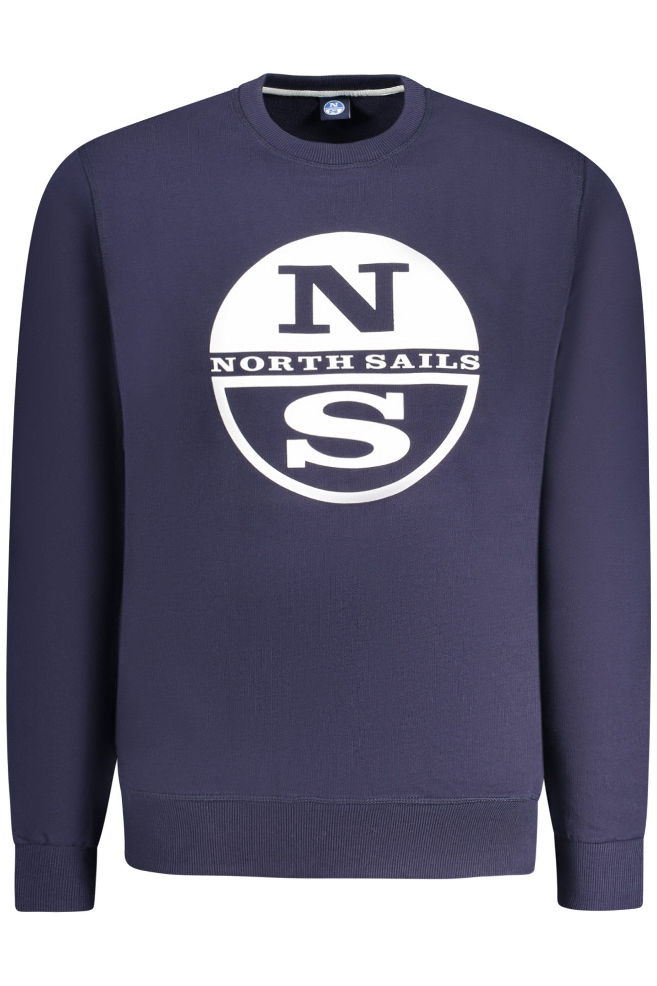 North Sails Sweatshirt Blaues Herren Sweatshirt ohne Reißverschluss mit