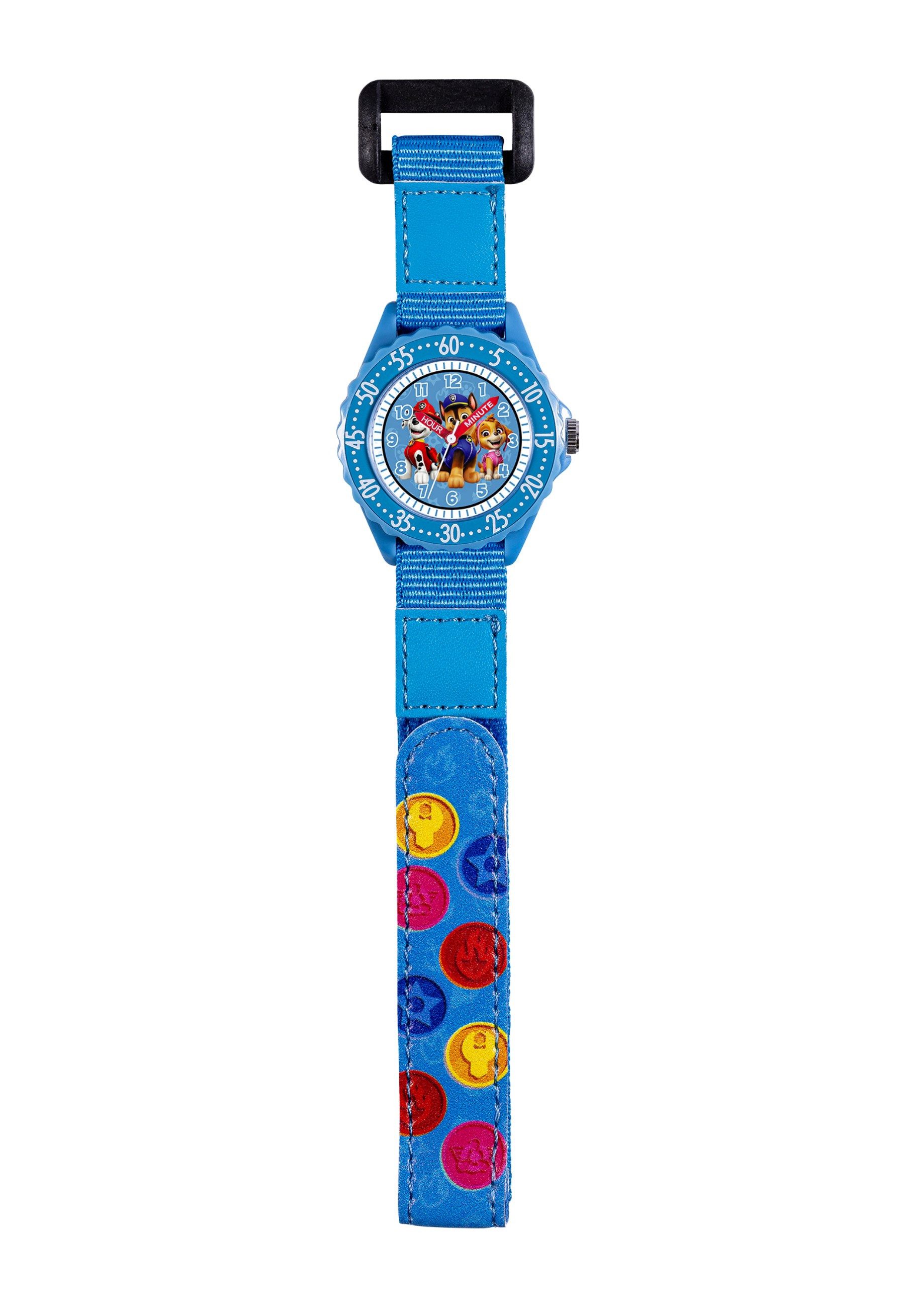 Disney Armband Paw Patrol "Zeit-Lehrer" Uhr mit Stoffarmband (Set)