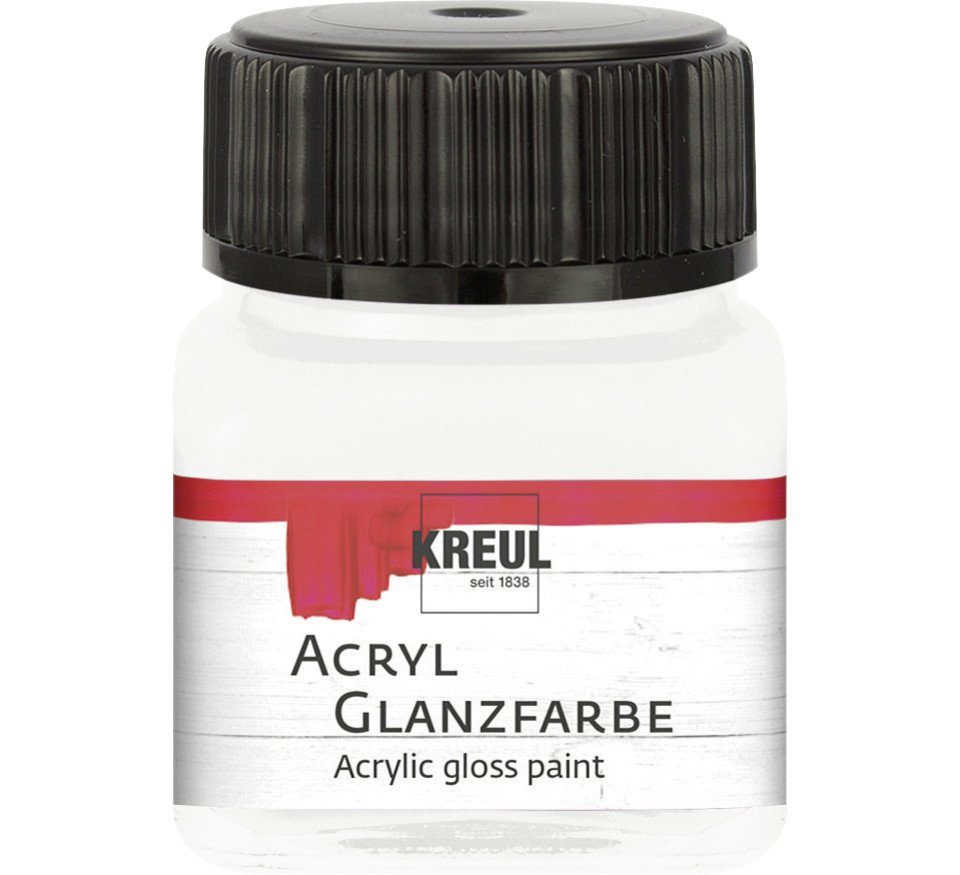 Kreul Künstlerstift Kreul Acryl Glanzfarbe weiß 20 ml