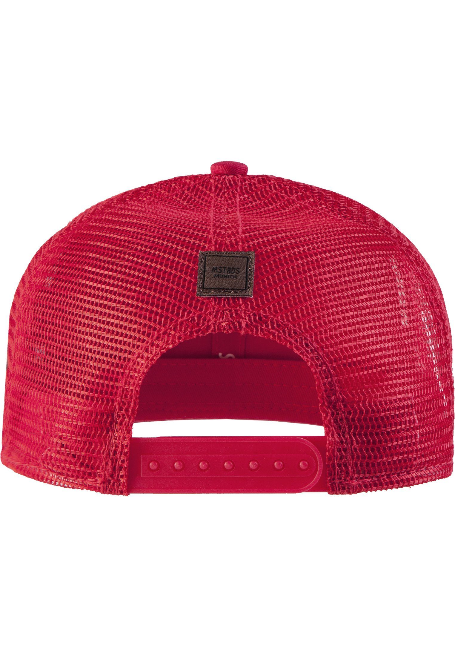 MSTRDS Flex Cap Accessoires MoneyClip Trucker Cap red Snapback