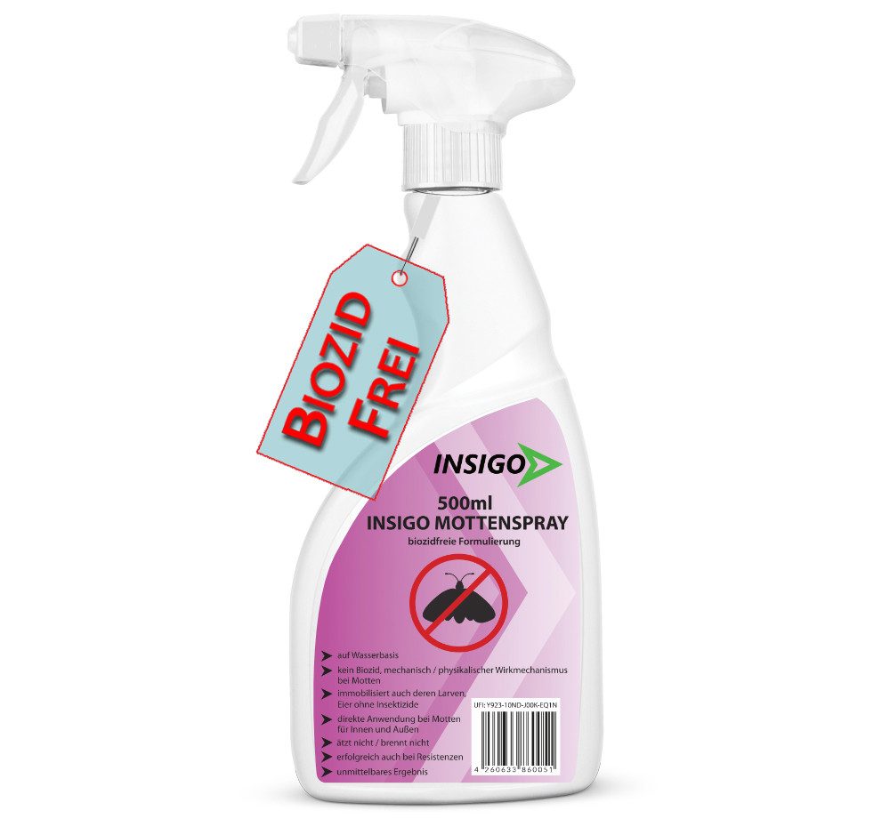 Insektenspray Mottenspray, Motten Bekämpfung