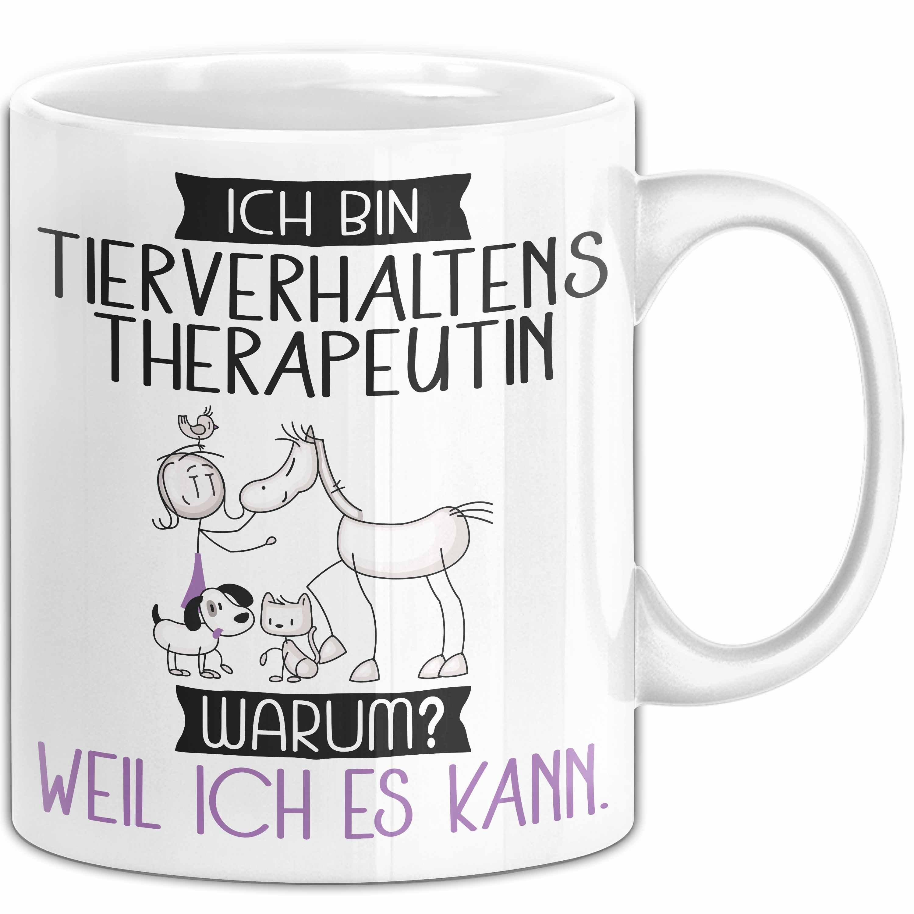 Trendation Tasse Tierverhaltenstherapeutin Tasse Geschenk Ich Bin Tierverhaltensthera