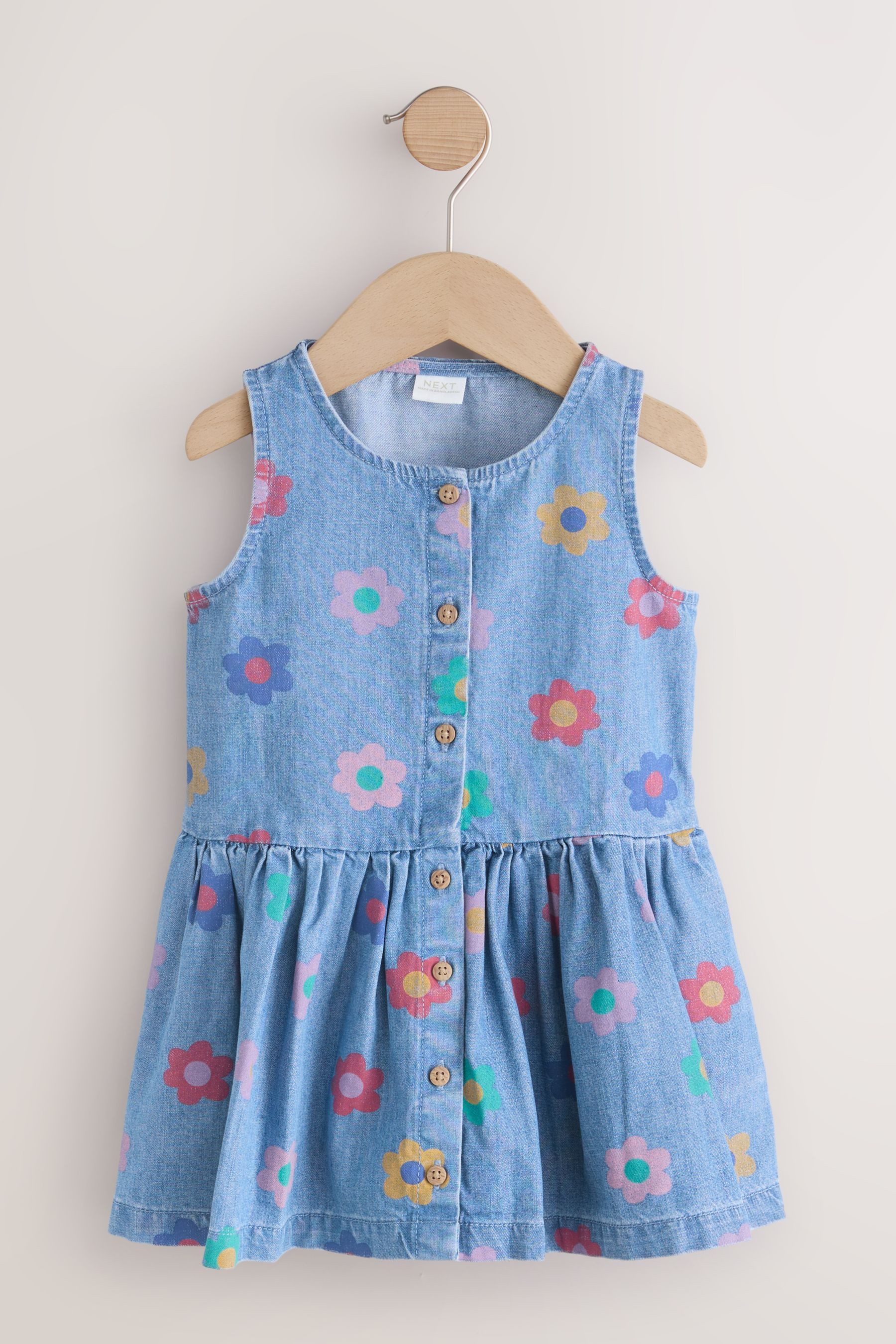 Jeanskleid Ärmelloses Jeanskleid