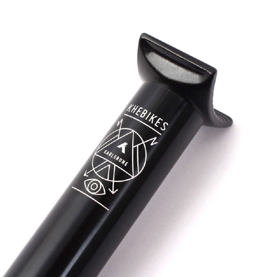 KHEbikes Fahrradsattel BMX Sattelstange KHE PIVOTAL 27,2mm x 200mm schwarz