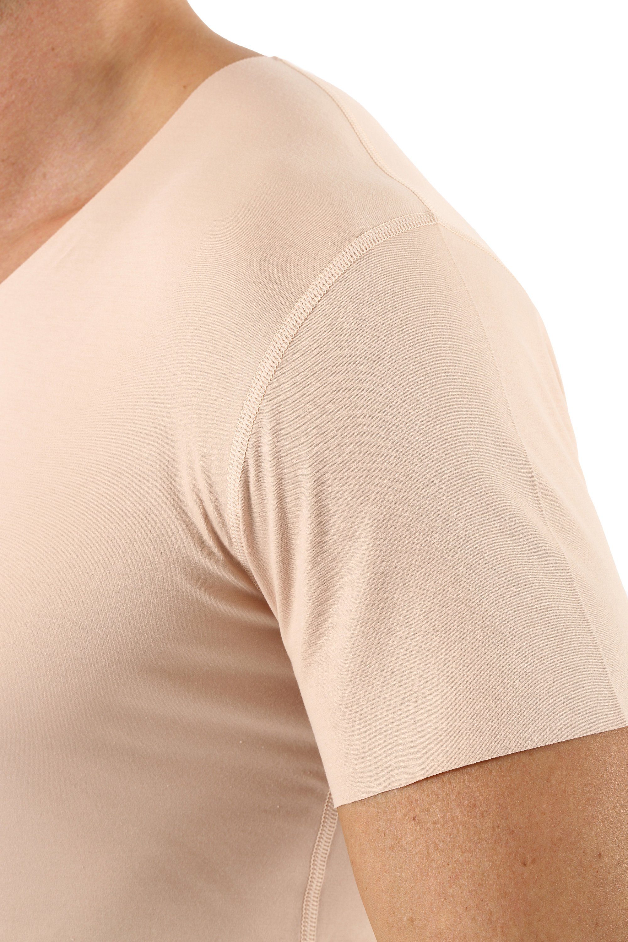Albert Kreuz Unterhemd Lasercut ohne Saum V-Neck (kein Set, kein Set)