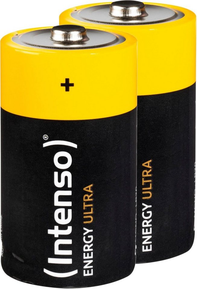 Intenso 2er Pack Energy Ultra D LR20 Batterie, (2 St), Mehrzweck-Batterie:  für alle Anwendungen geeignet