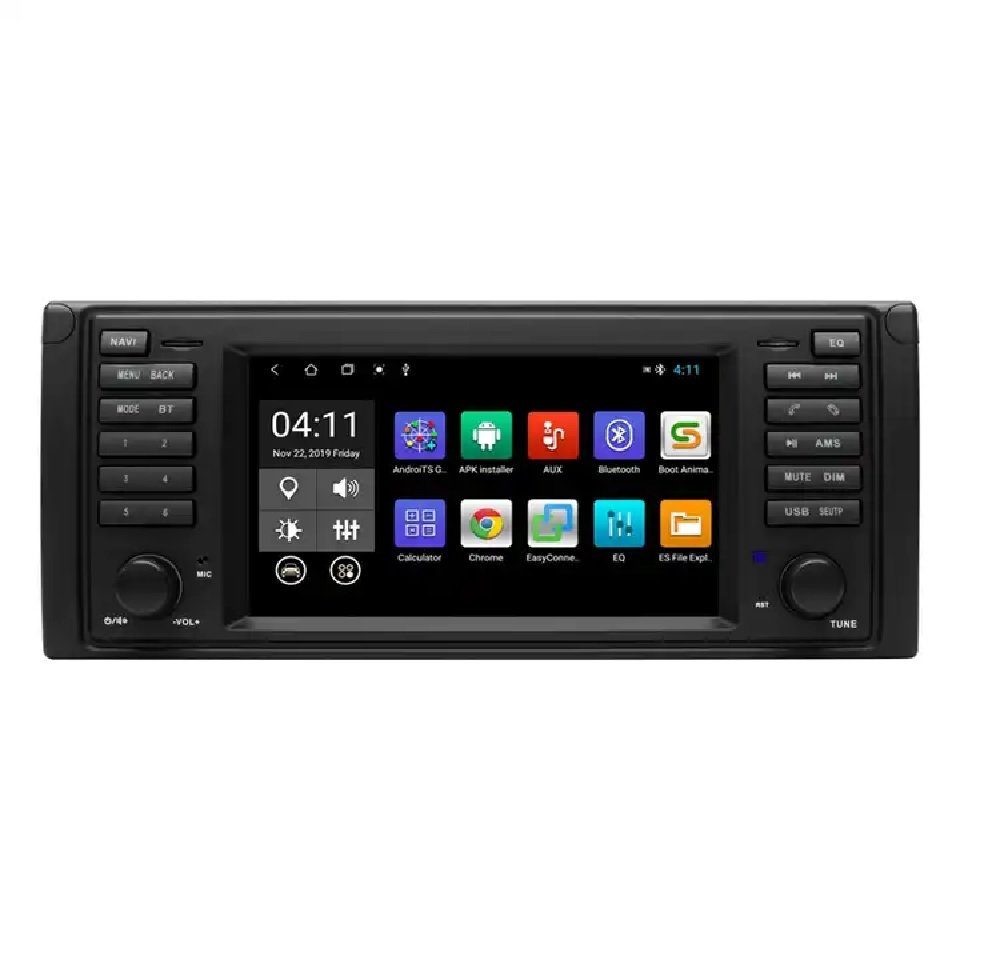 GABITECH 7 Zoll Android 13 Autoradio für BMW 5 Serie E39 E53 X5/M5 CARPLAY Autoradio (FM / AM-Radio, RDS, DAB+ Optional, Kabellos Apple Carplay und Android Auto, Sprachsteuerung)