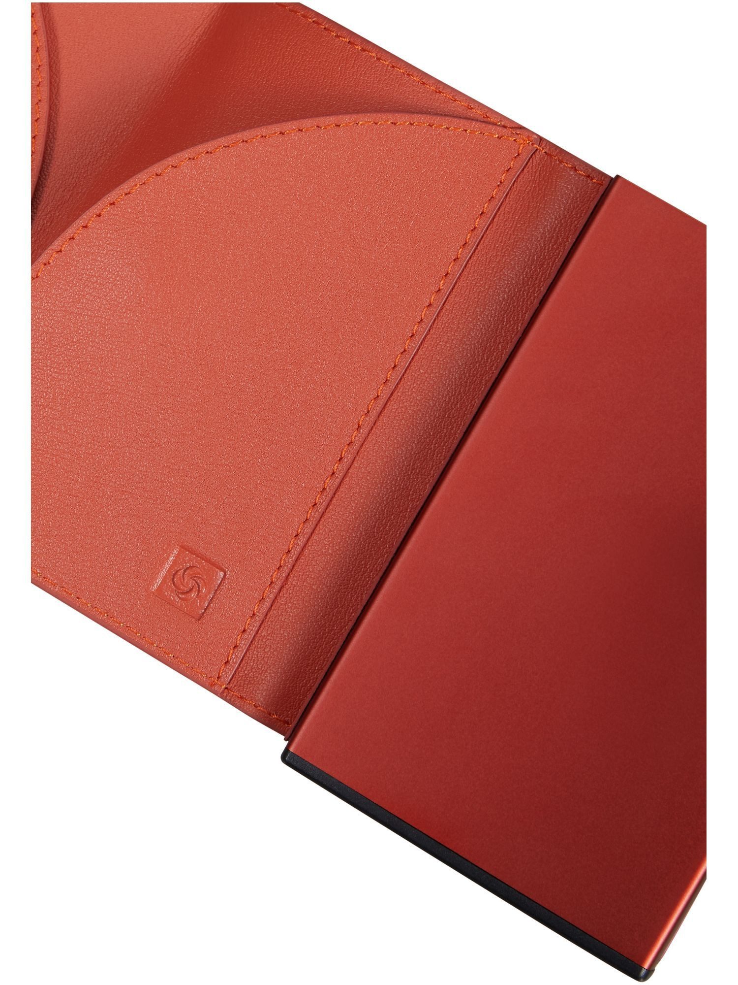 Samsonite Koffer 133890-1641, Samsonite Herren Kreditkartenetui Alu Fit Slide-Up Wallet Orange