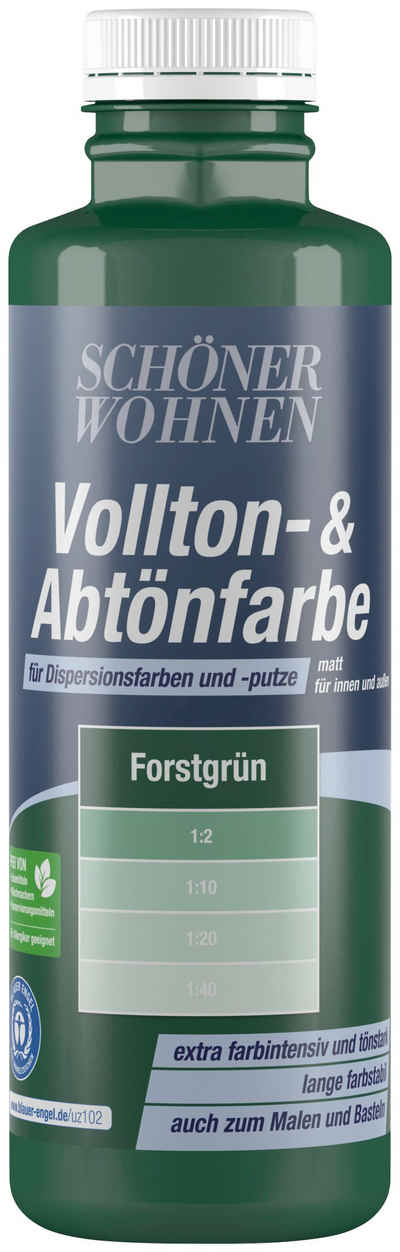 SCHÖNER WOHNEN-Kollektion Vollton- und Abtönfarbe »Vollton- & Abtönfarbe«, zum Abtönen von Dispersionsfarben und -putzen, farbintensiv