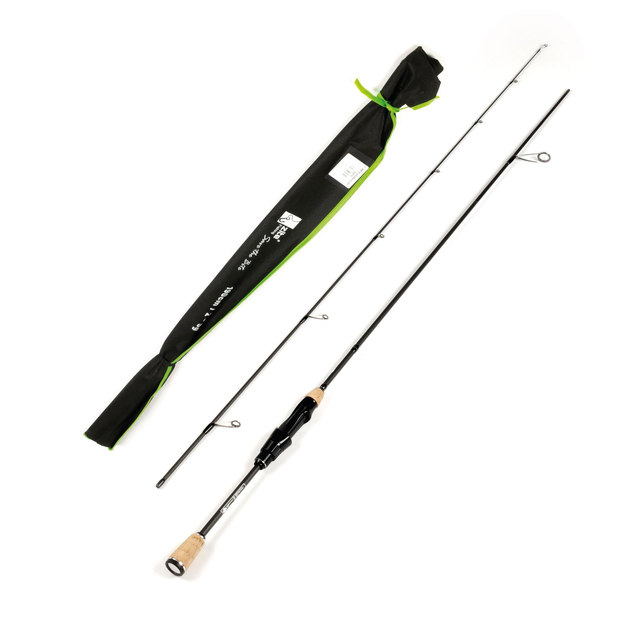 Spinnrute 190cm 2-5g - Ultra Light Angelrute aus Kohlefaser - Forellenrute