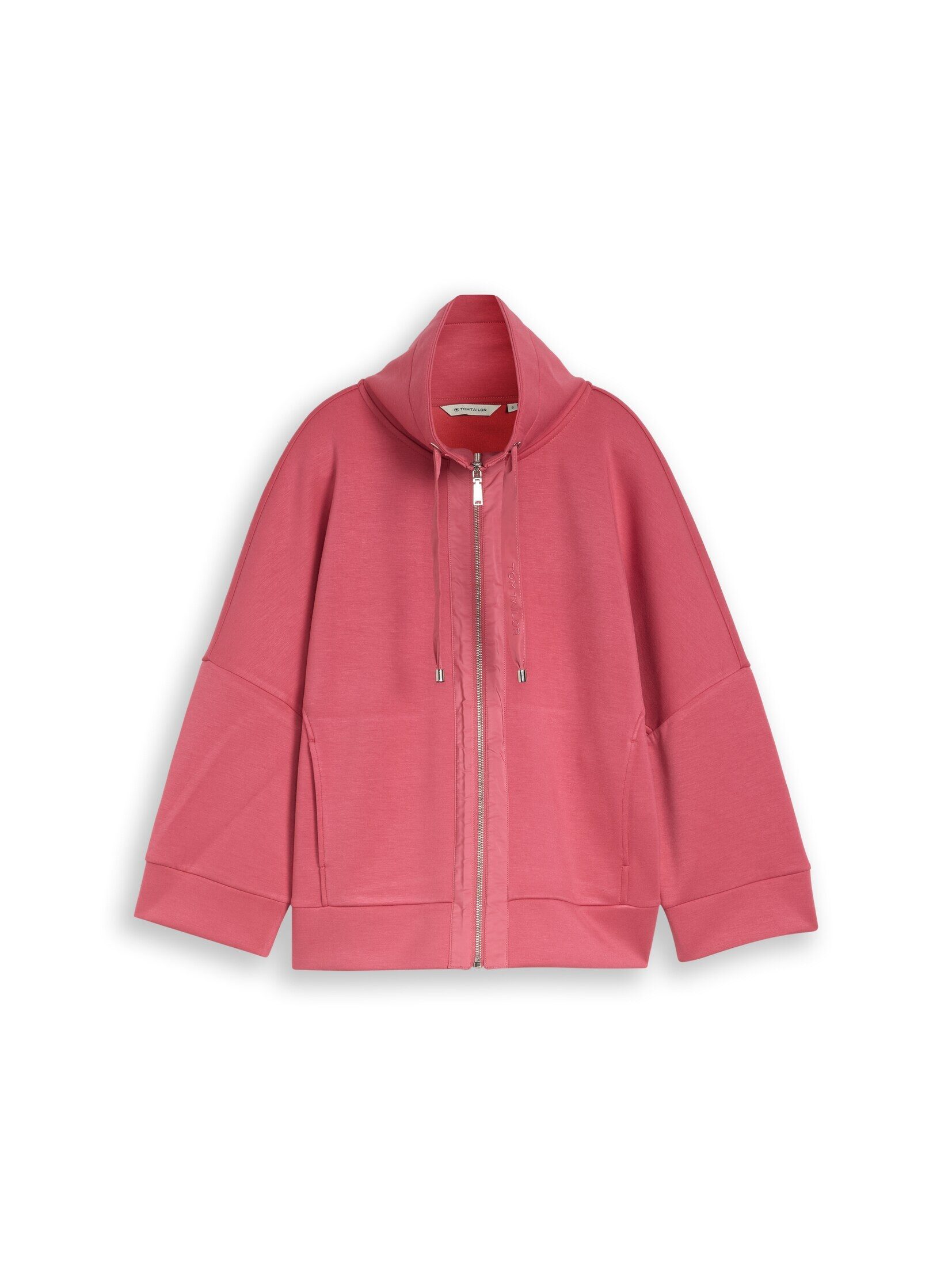 TOM TAILOR Sweatjacke Strick & Sweatshirts Boxy Fit Scuba Sweatjacke günstig online kaufen