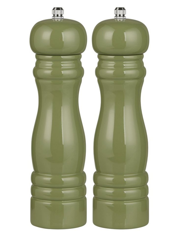 Ib Laursen Salz-/Pfeffermühle Ib Laursen - 2er Set Pfeffermühle und Salzmühle Grün 1740-22