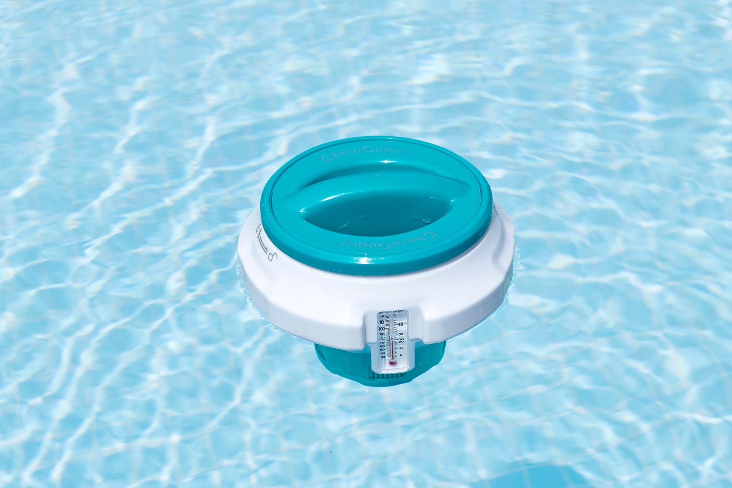Bestway Chlordosierschwimmer mit Chemguard™ Schutzhandschuh Ø günstig online kaufen