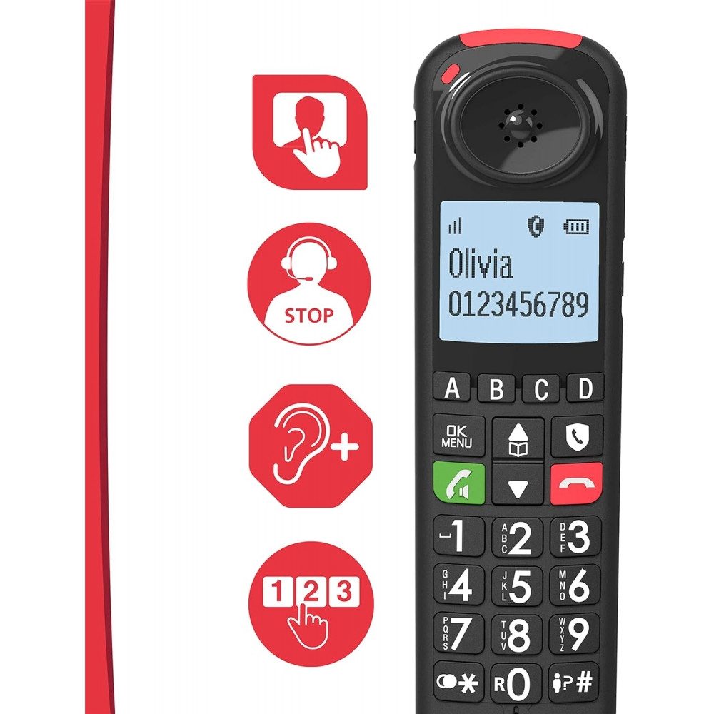 Swissvoice Xtra 2355 duo - Telefon - schwarz DECT-Telefon
