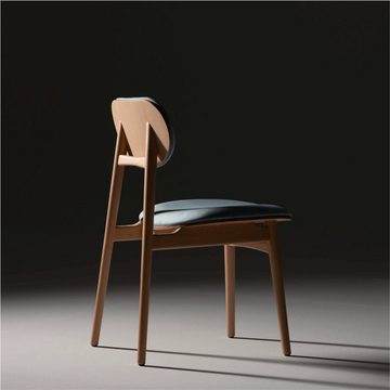 WohnenRoyal Sessel Zoe Beistellstuhl - Eschenholz - 45 x 60 x 82 cm