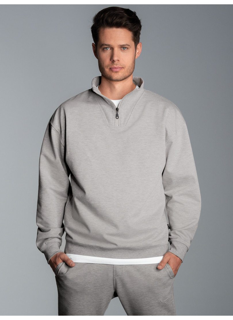 Trigema Sweatshirt TRIGEMA Troyer in bequemer günstig online kaufen