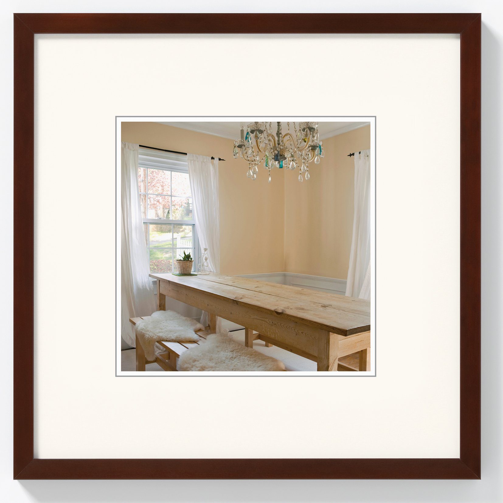 Walther Design Bilderrahmen Holzrahmen Peppers quadratische Formate