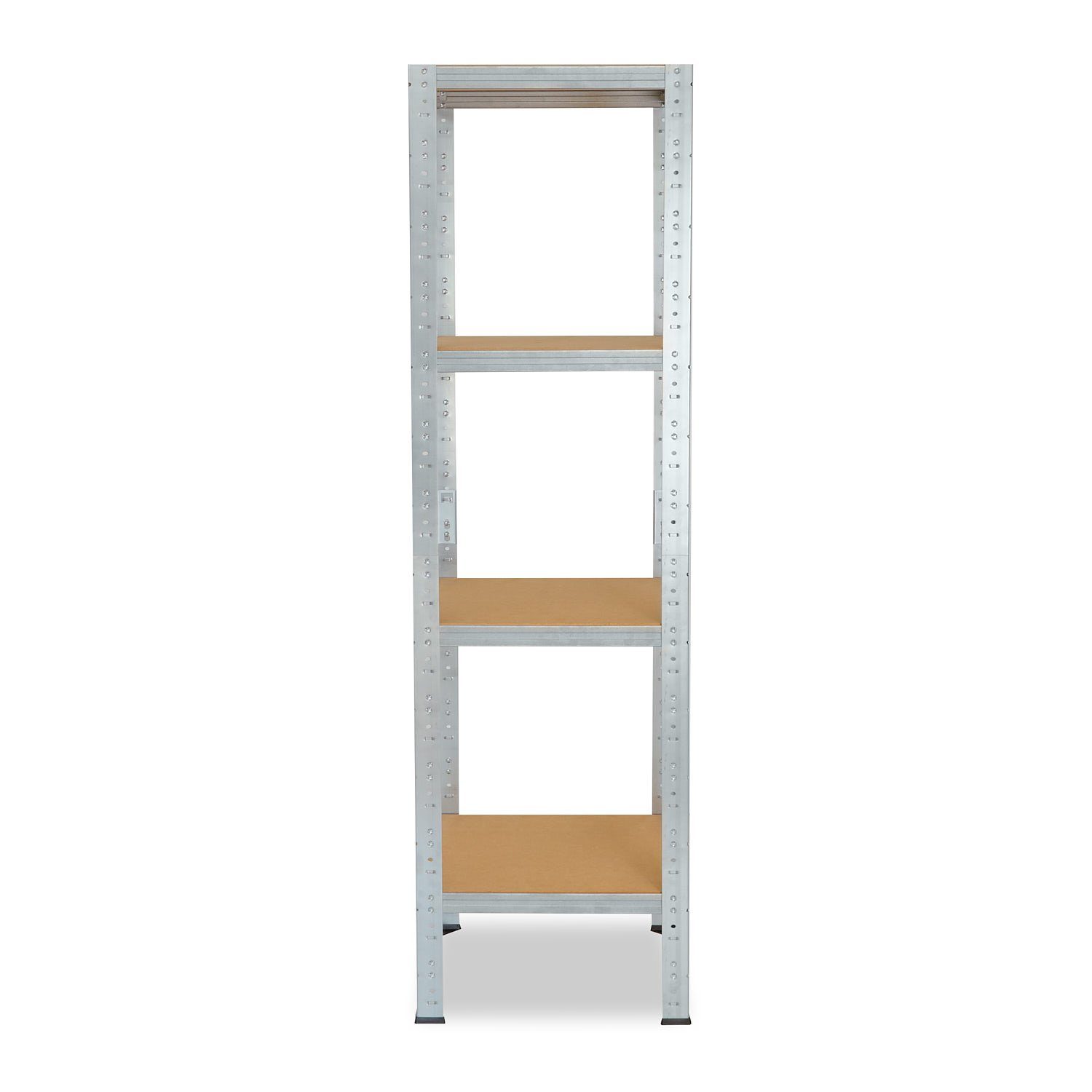 Tragkraft 200x50x50cm Steckregal 175kg Garagenregal, 4 verzinkt, Böden, Metallregal shelfplaza als HOME, mit Schwerlastregal Werkstattregal Lagerregal, Kellerregal, Metall mit oder