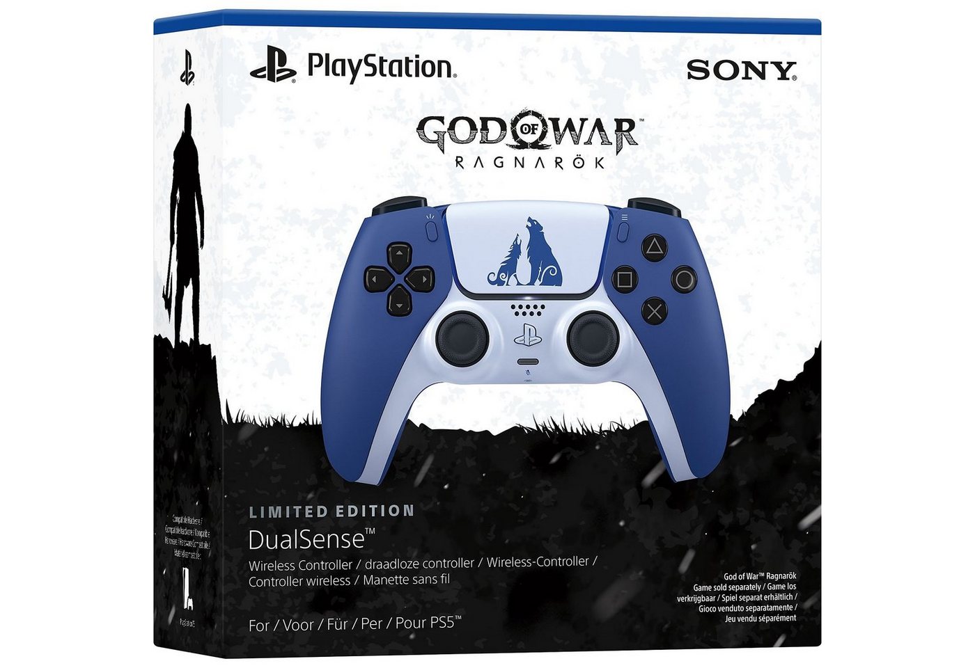 Playstation PS5 Controller God of War Ragnarök Limited Edition PlayStation 5-Controller (Limitierte Auflage)